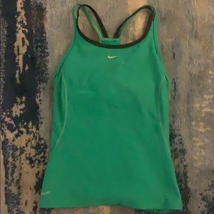 green womens nike tank top